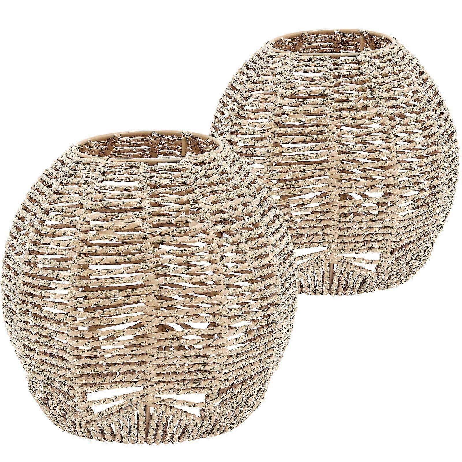 Chic Rattan Chandelier Cover, Versatile Usage, Complements Any Setting