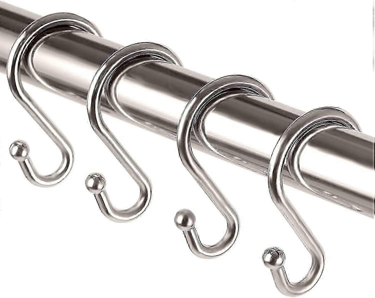 Heavy-Duty S Hooks 50 Lbs Rustproof