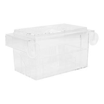 Isolierbox für Fischbrut im Aquarium, 1 Stück, weißes Acryl