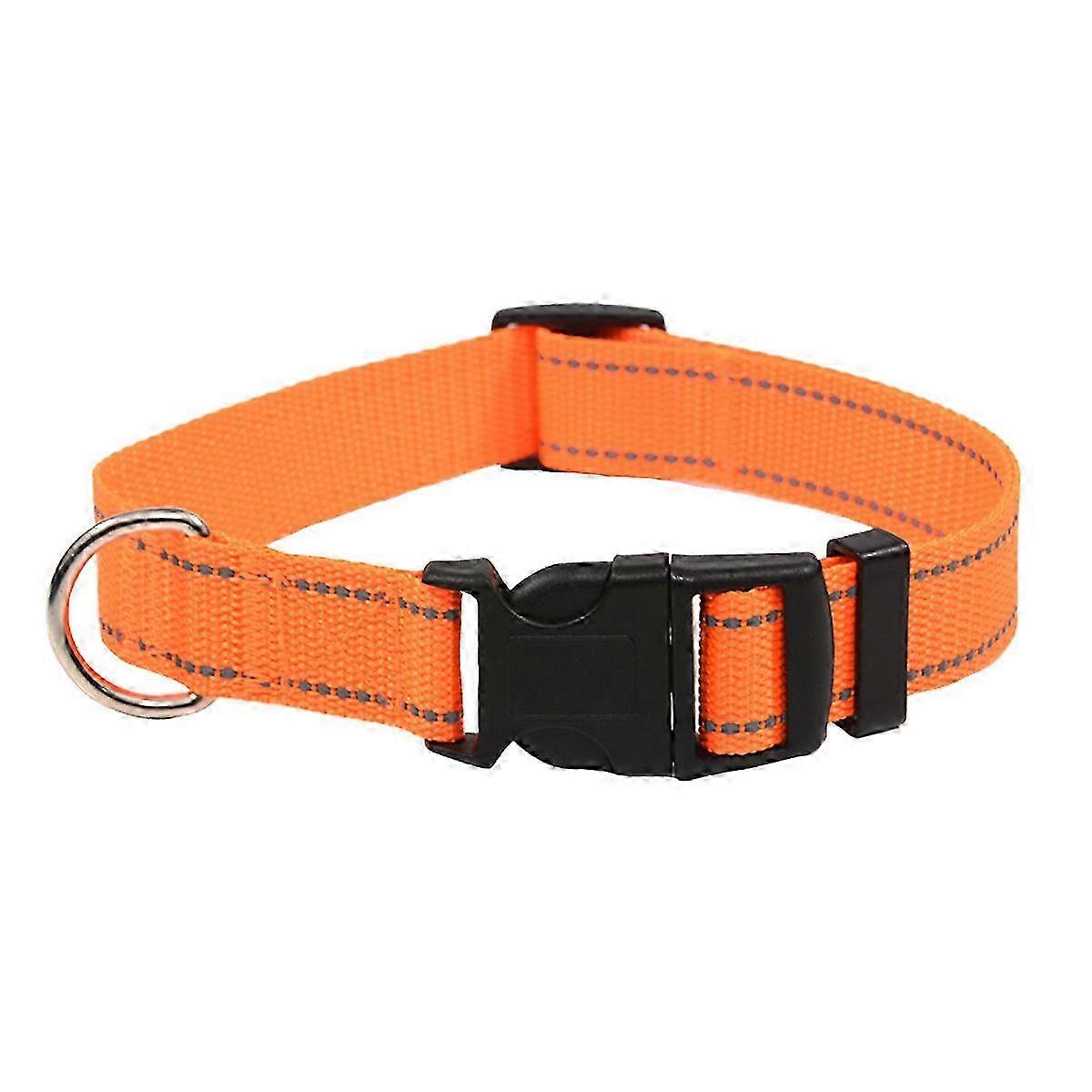 Reflective Adjustable Nylon Dog Collar