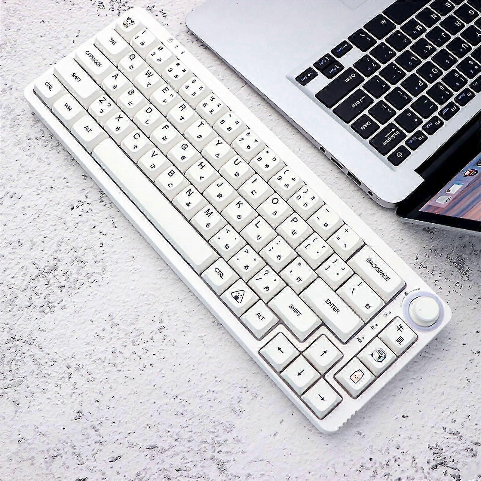 126-Key PBT XDA Milk Theme Keycaps