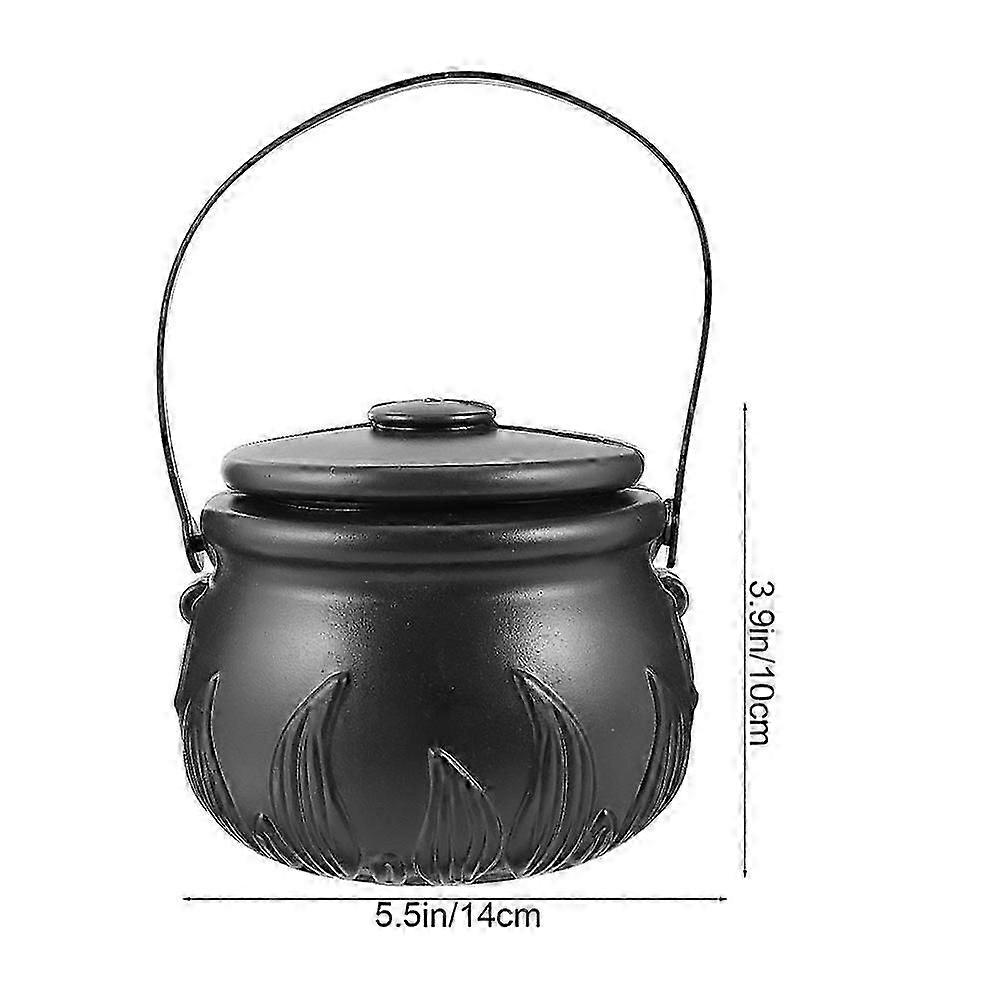 Black Witch Buckets 1 Set for Halloween Candy Storage