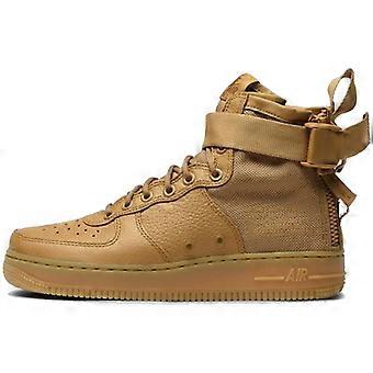 Nike Sf Air Force 1 Mid Elemental Guld Dame AA3966-700