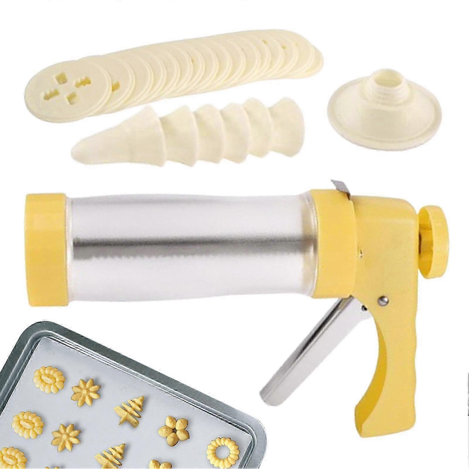 Air-Push Stainless Steel Cookie Press