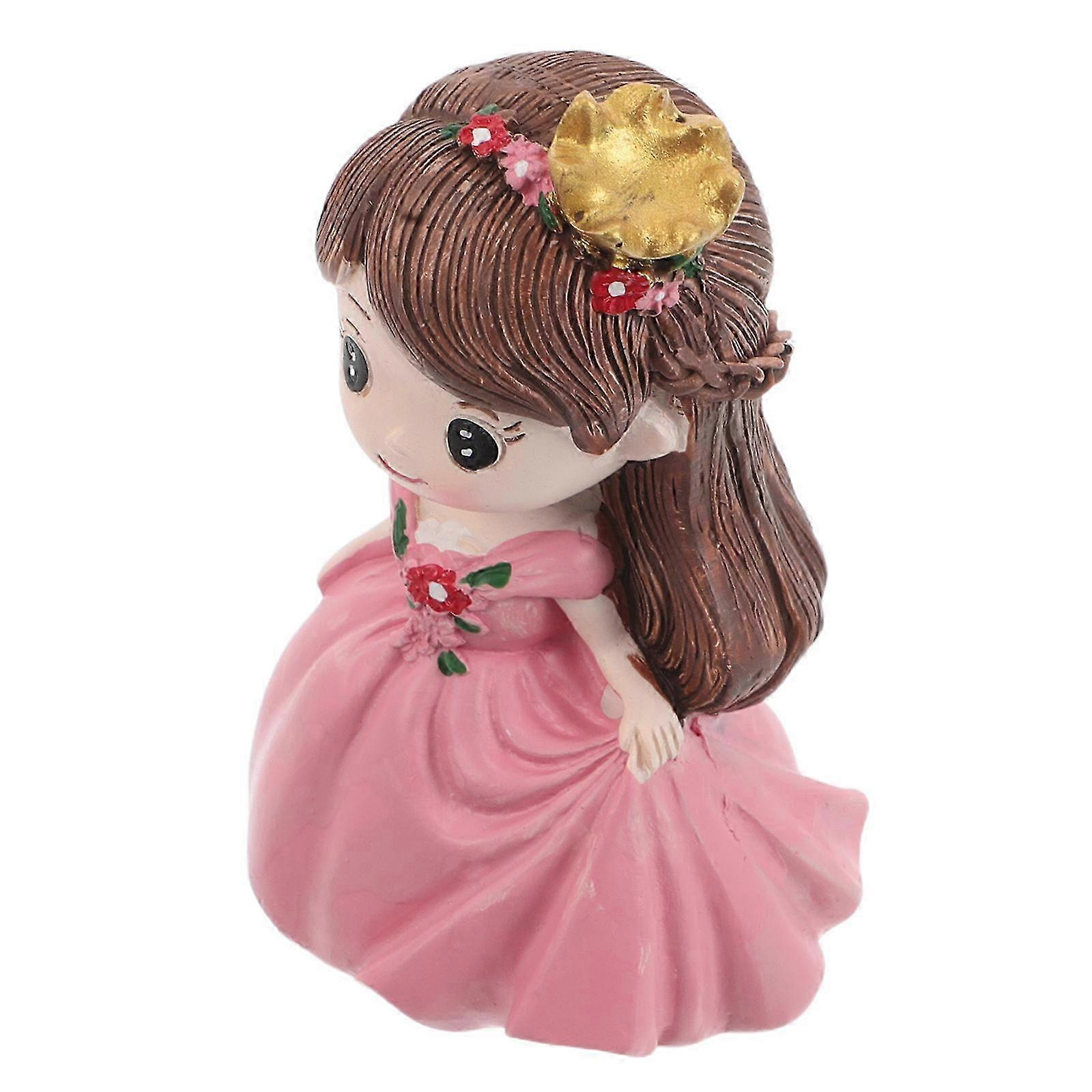 Pink Princess Figurine Cake Set