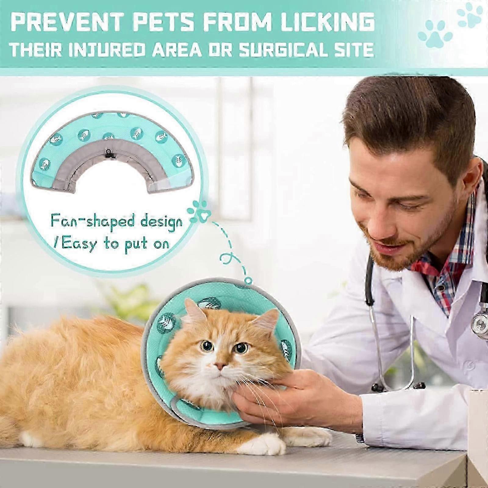Soft Adjustable Cat Recovery Collar