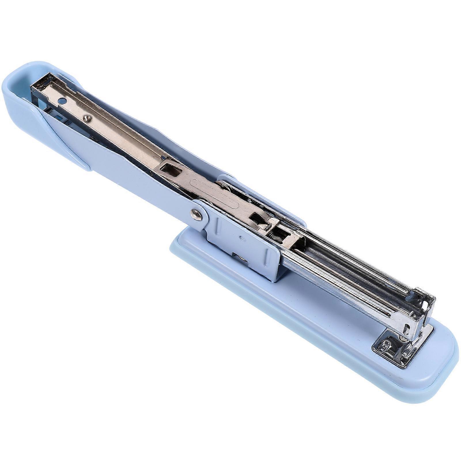 Convenient Sky-Blue Metal Stapler for Desk Essential Multi-Function Stapler