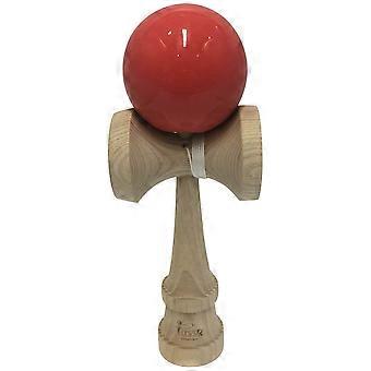 Red Sticky Paint Kendama Toy with Bigger Cup Design for Beginners and Professional Trick Practice