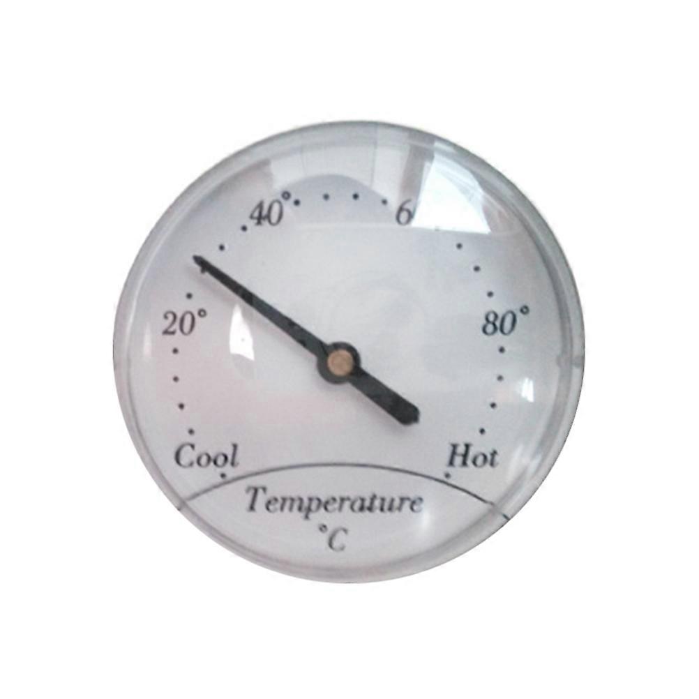 Liquid Thermometer Pointer Thermometer for Measuring Temperature Silver