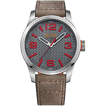 Boss orange paris Quartz Analog Man Watch with Cowhide Bracelet 1513351