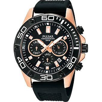 Pulsar sports Quartz Analog Man Watch with PT3308X1 Rubber Bracelet