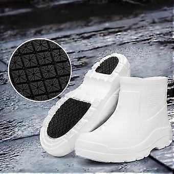 Anti-Slip Short Rain Boots, Lightweight One-Piece Waterproof Garden Shoes for Home Gardening, Unisex Comfortable