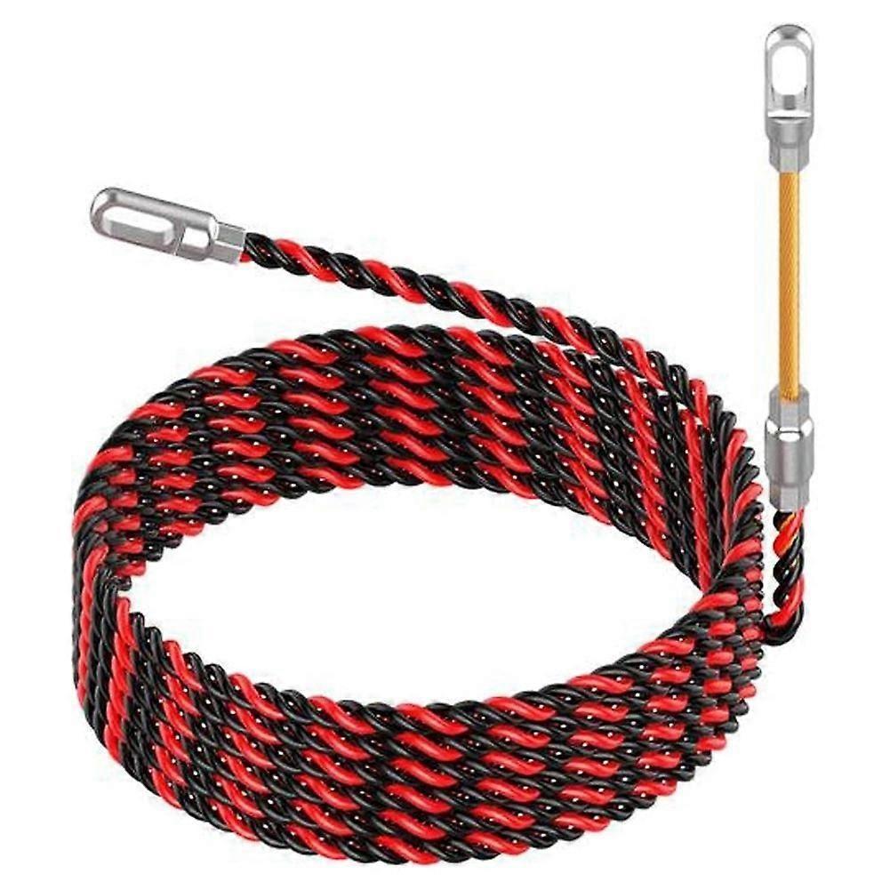 100ft Electrical Fish Tape Cable Puller,Ffor Electricians,Electrical Cable Pulling Fish Tape,Through Wall Conduit Wiring-SNNGV