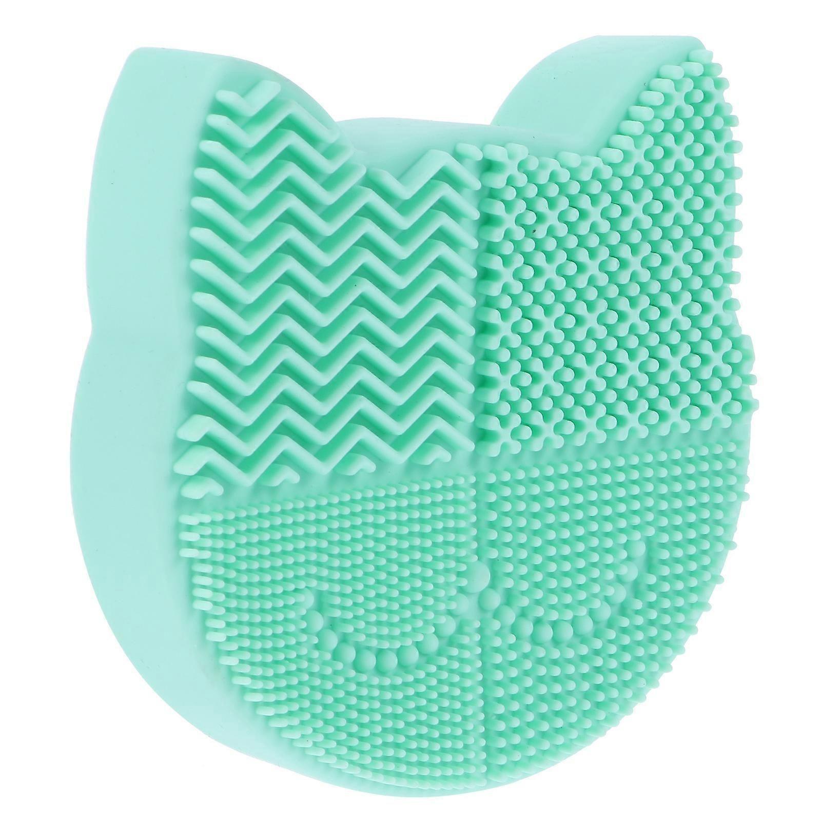 Makeup Brush Cleaning Mat Silicone Brush Cleaner for Storage Use