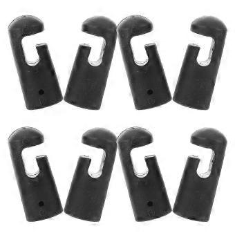 8 Pcs Trampoline Pole Net Caps Trampolines Tube Replacement Parts Small Rod Plastic-brnv