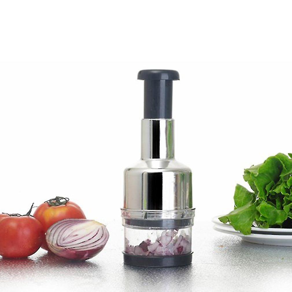 Pressing Kitchen Stainless Vegetable Garlic Onion Slicer Chopper Cutter