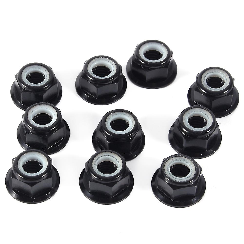 Anodize M5 Nylon Insert SelfLock Nuts Hex Lock Nut Aluminum Alloy 10Pc