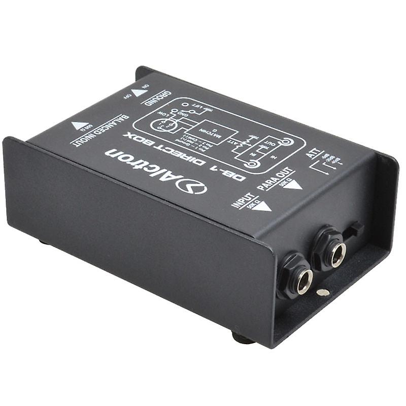 Alctron Db-1 Di Direct Box New Arrive, Passive Stereo Di Direct Box - 1 Channel Professional Di Boxes
