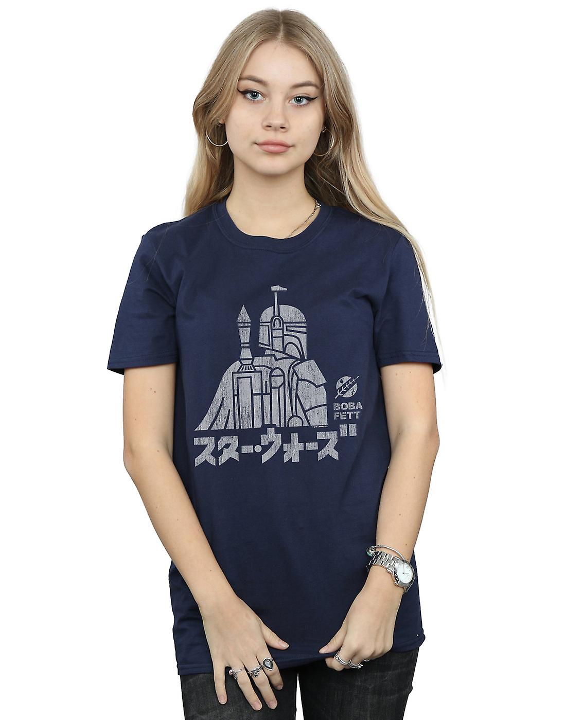 حرب النجوم المرأة & apos;ق كانجي بوبا فيت صديقها صالح تي شيرت