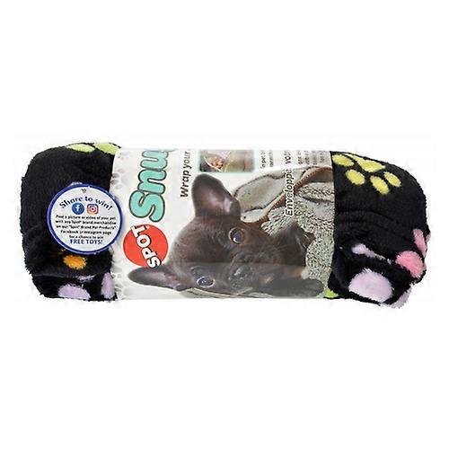 Spot Snuggler Rainbow Pawprint Pet Blanket, 30" x 40" (Pack of 1)
