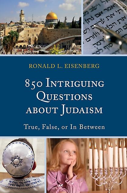 850 Intriguing Questions About Judaism by Ronald L. Eisenberg Paperback Book