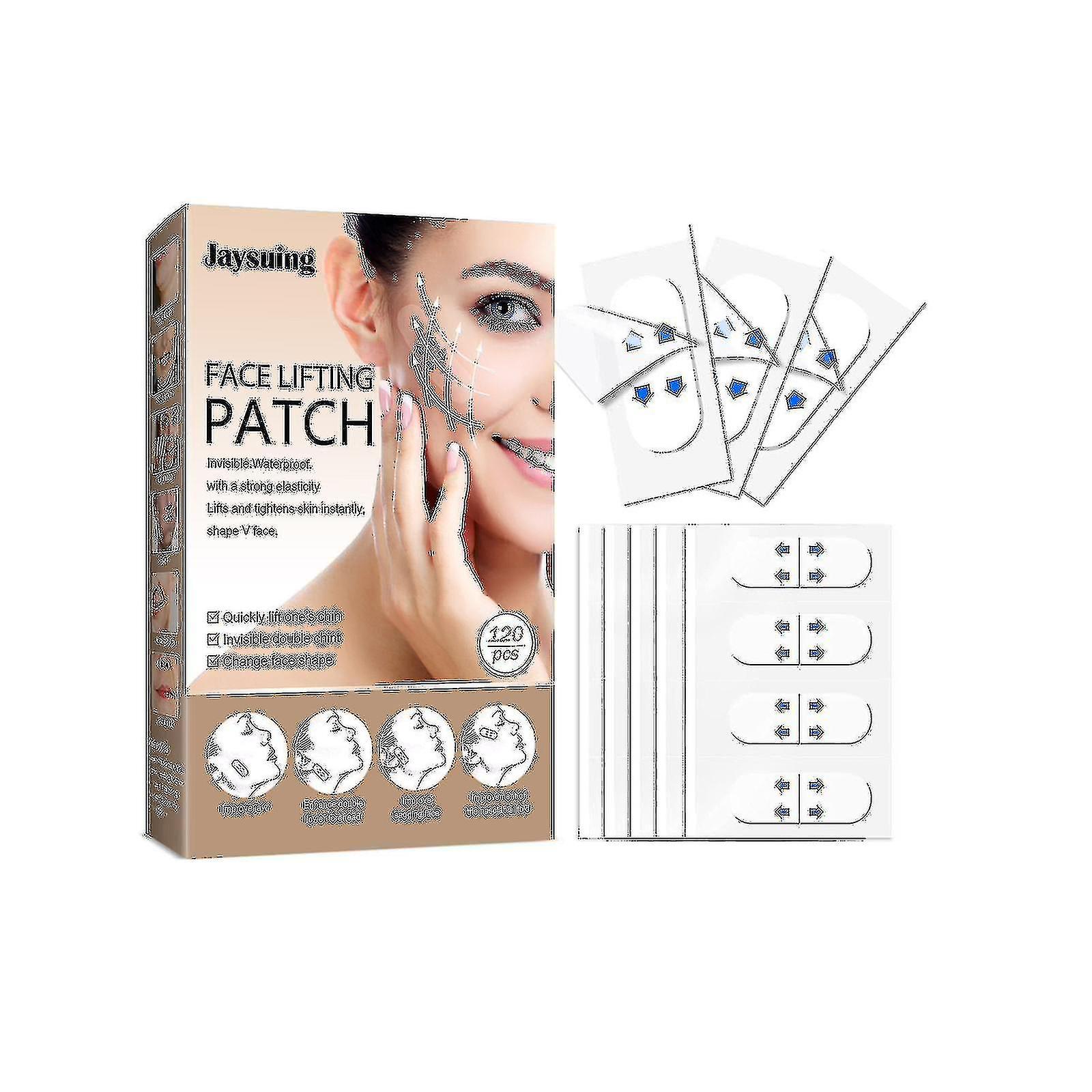 120pcs Face Lifting Tape Ultra-thin Invisible Waterproof & High Elasticity, Makeup Tool To Hide Facial Wrinkles Lifting Saggy Skin