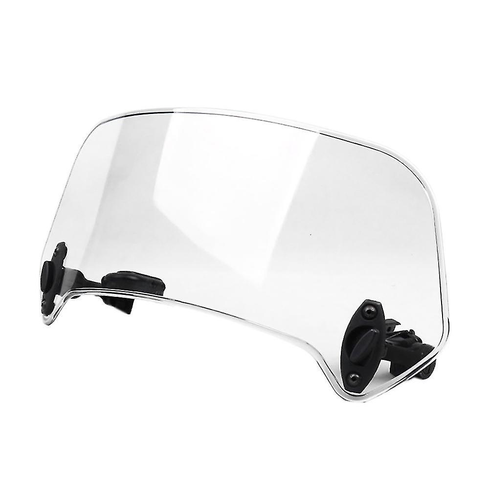 Transparent Color Universal Motorcycle Adjustable Wind Screen Extension Windshield Spoiler Deflecto