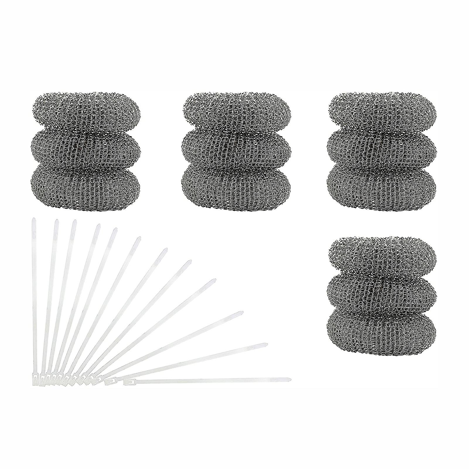 Lint Traps With 12 Ties Attach To Washer Stainless Steel Lint Catcher