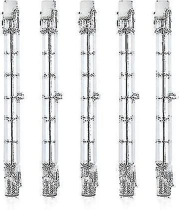 5 Pcs Dimmable R7s 118mm 300w Halogen Pencil Bulb Ac 220-240v 3100lm Linear Halogen Floodlight