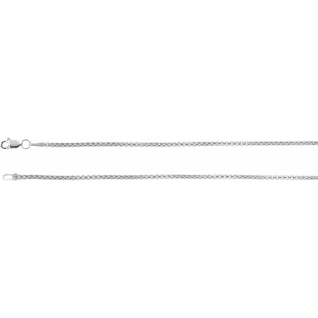 Pulseira de prata esterlina 925 com corrente arredondada polida de 18 cm (7 polegadas) e fecho lagosta, para mulheres e homens.