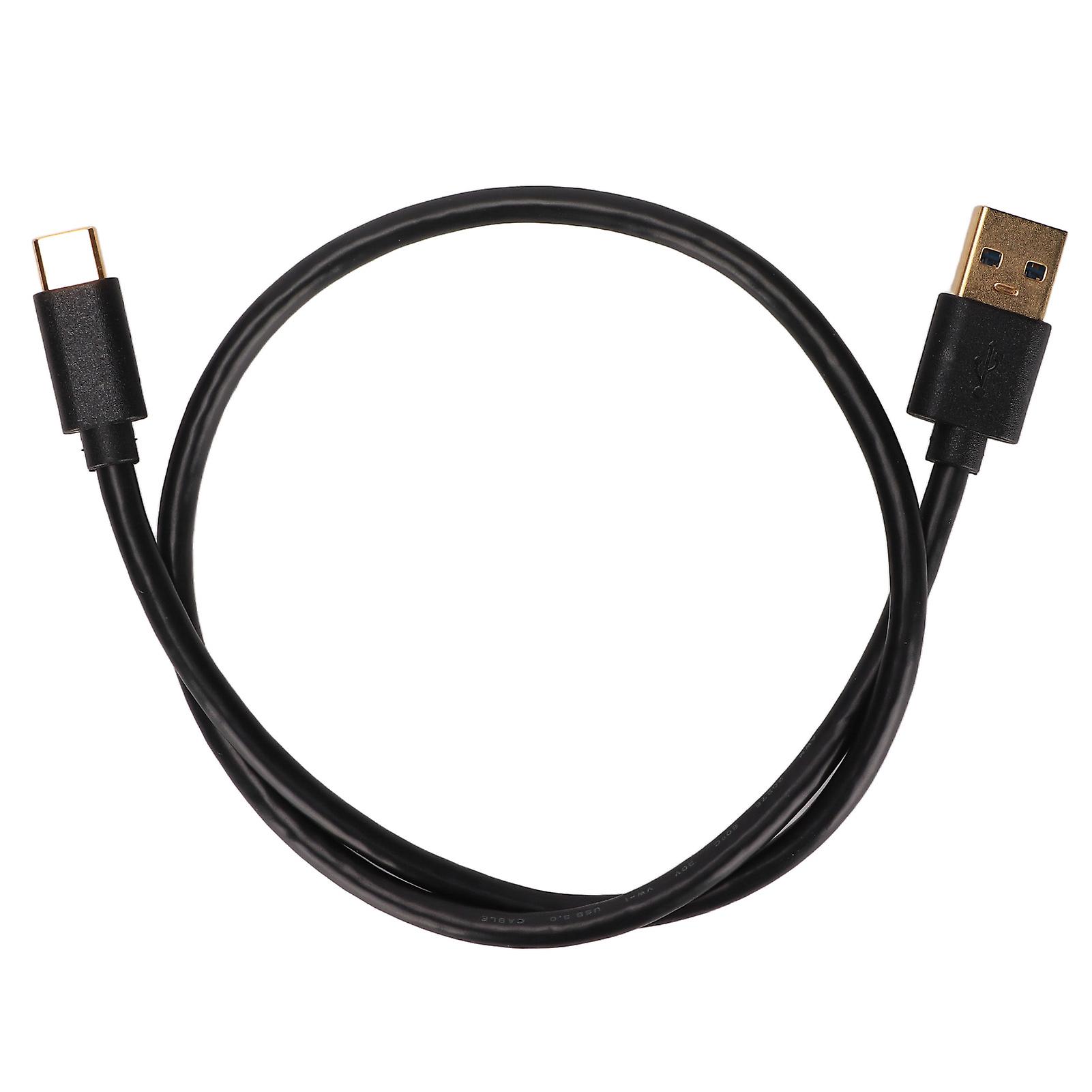 USB 3.1 Type A Male to Type C Male Data Cable for Computer and Mobile Phone, 0.5m