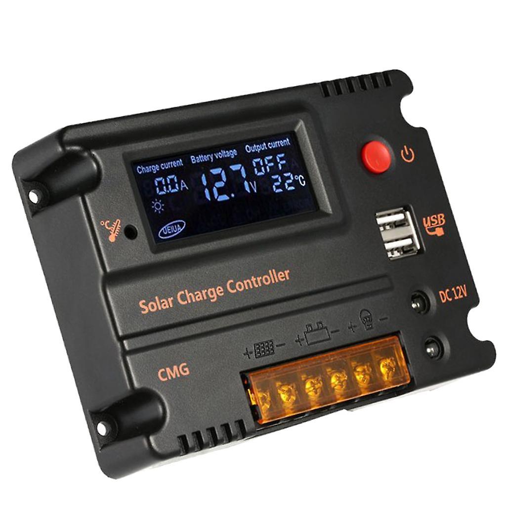20A 12V/24V Solar Charge Controller Solar Panel Battery Regulator