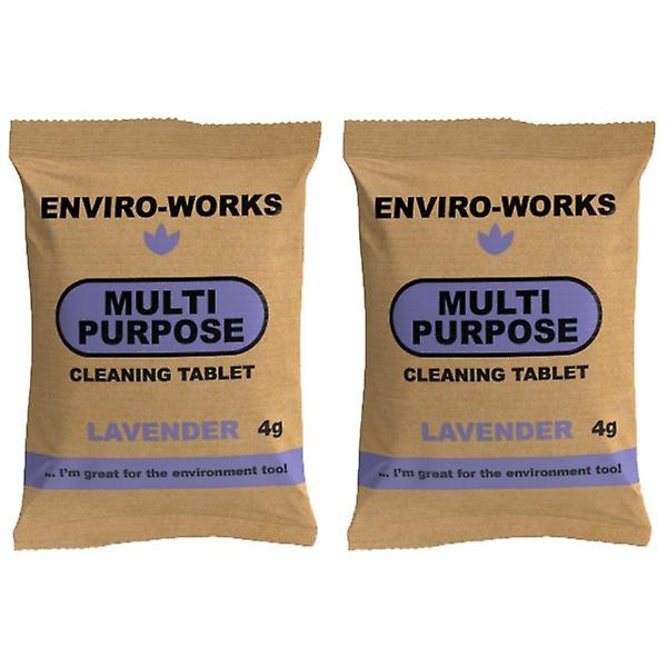 Enviro-Works Multi-Purpose Cleaning Tabs x 2 REFILLS Eco Friendly Non Toxic