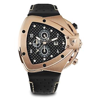 Sp horizontal Men's Analog Quartz watch with cowhide bracelet T20SH-C