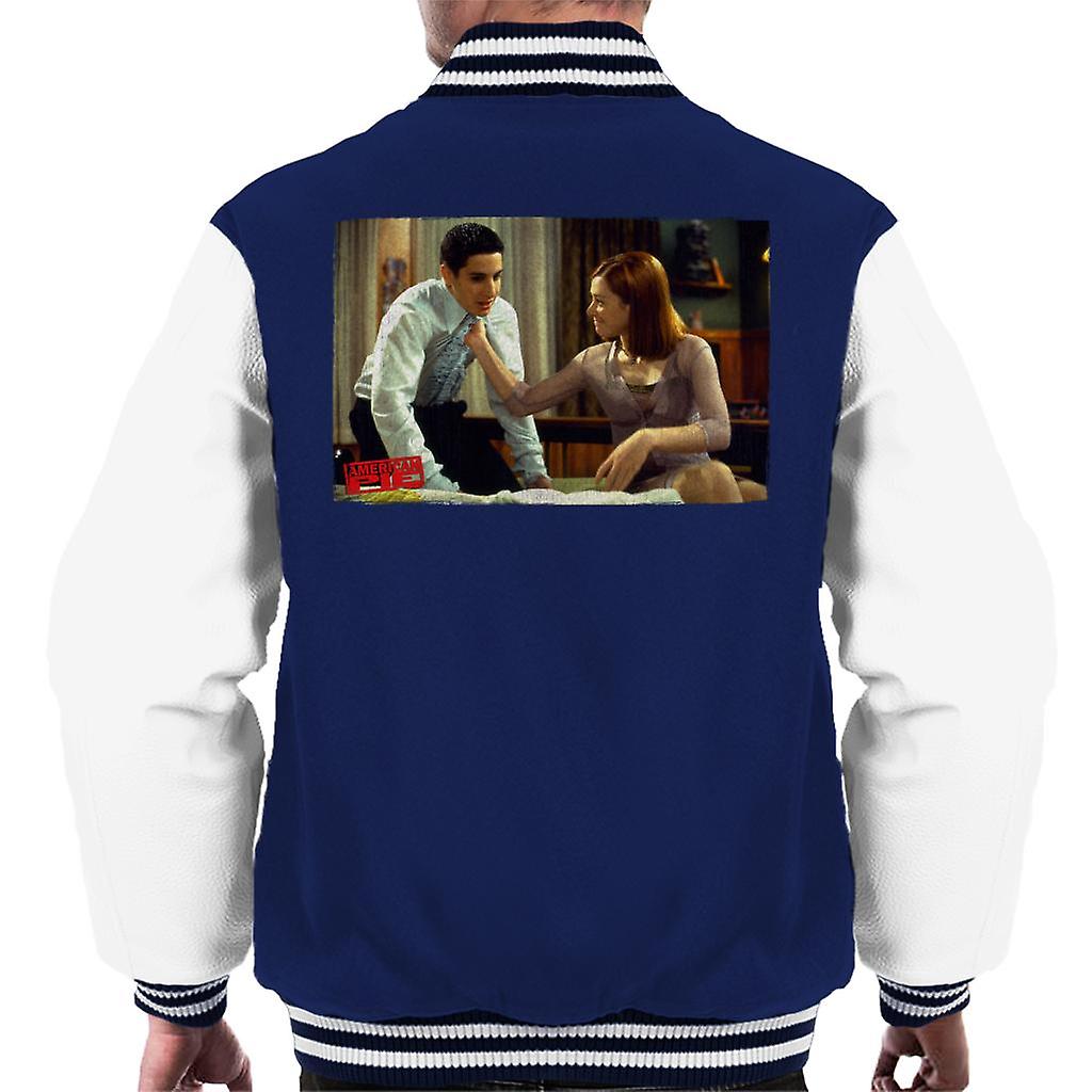 American Pie Jim And Michelle Men's Varsity Jacket