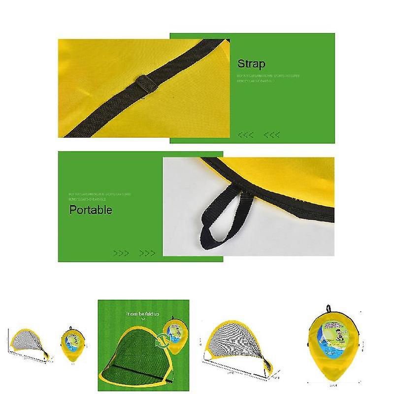 2Pcs Soccer Football Goal Net Kit Set Foldable Training Goal Net Tent Kids Indoor Outdoor Play Toys