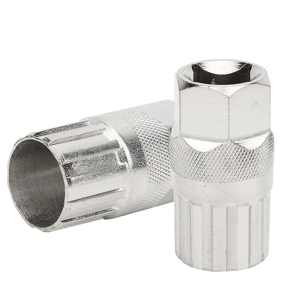 2Pcs Bicycle Flywheel Removal Tool Set Cyclone Socket Cassette Sprocket Removal Tools for Rotating Flywheel