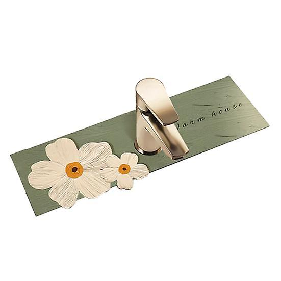 Faucet Pad Water Absorption Quick Drying Damp-proof Pattern Sink Draining Mat Kitchen