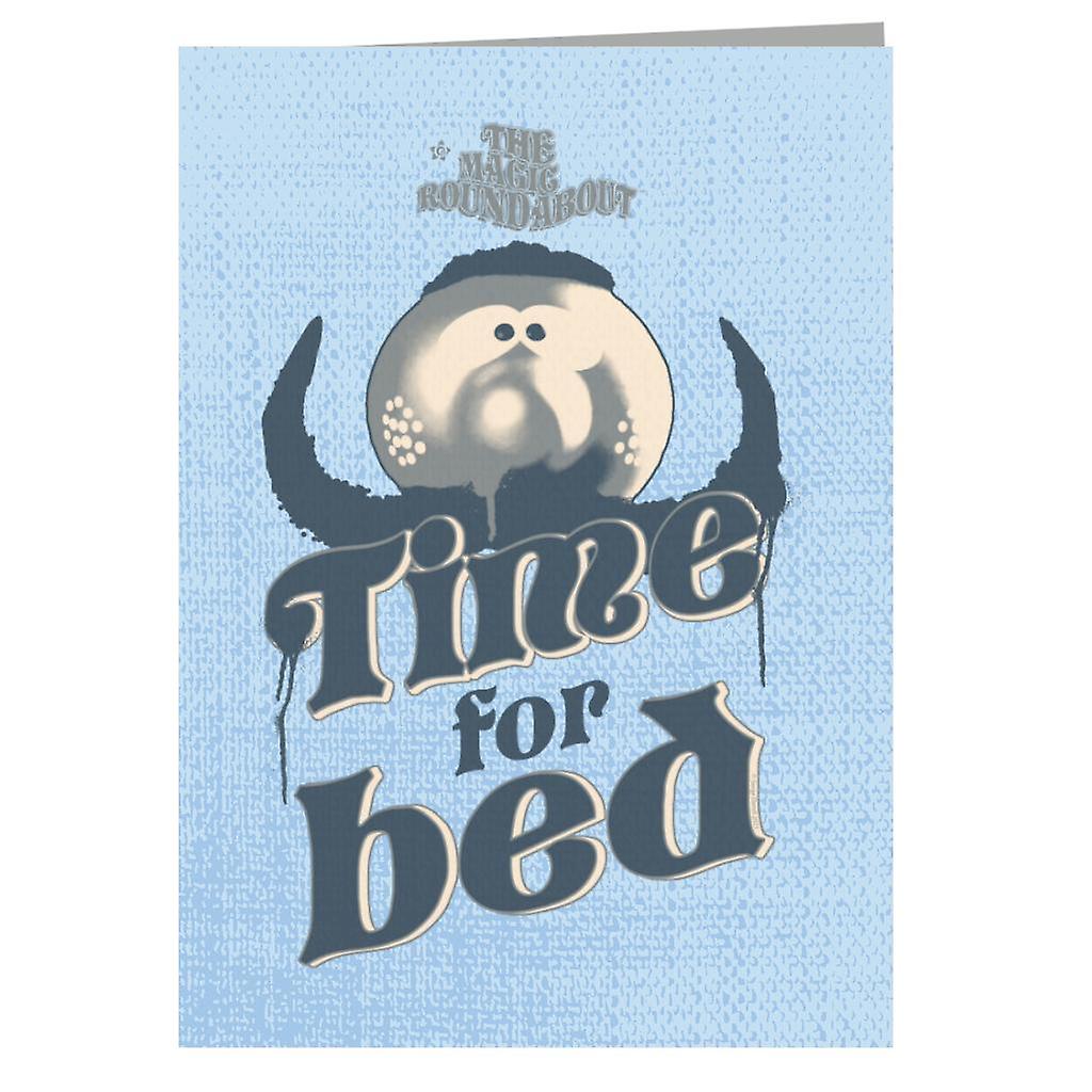The Magic Roundabout Zebedee Time For Bed Greeting Card