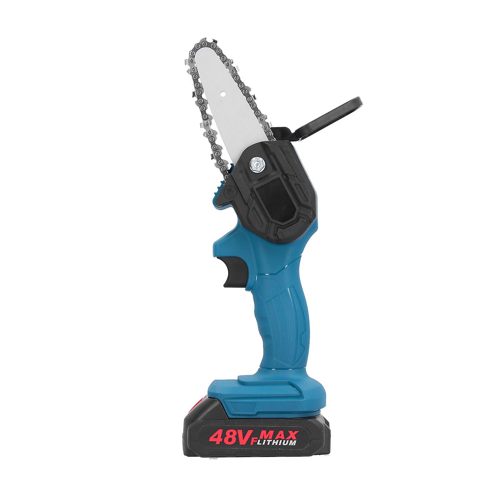 10.2cm/4in Electric Saw Portable Household Small Cutting Machine for Trees Cutting EU Plug 100‑240V48V 1300mAh