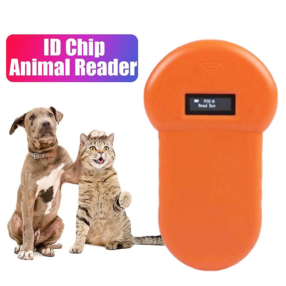 OLED Display Handheld Microchip Scanner Portable Animal Pet Scanner USB Rechargeable Chip Tag Identification Transponder