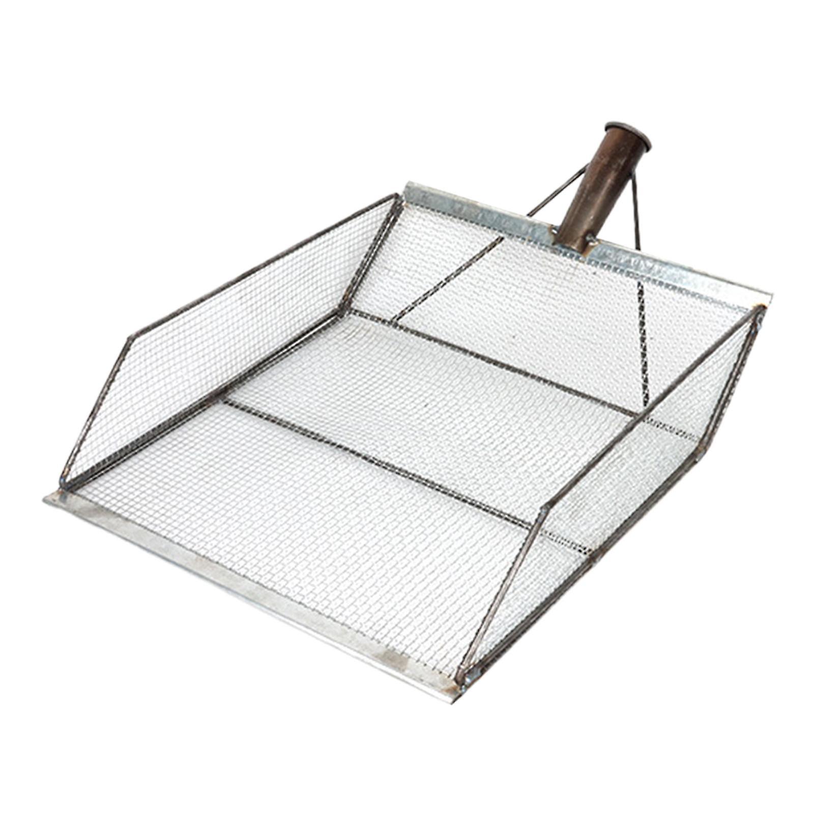 Leaking Soil Shovel Mesh Sifting Shovel Sieve Soil Shovel for Hourglass Soil Mesh 0.4cm