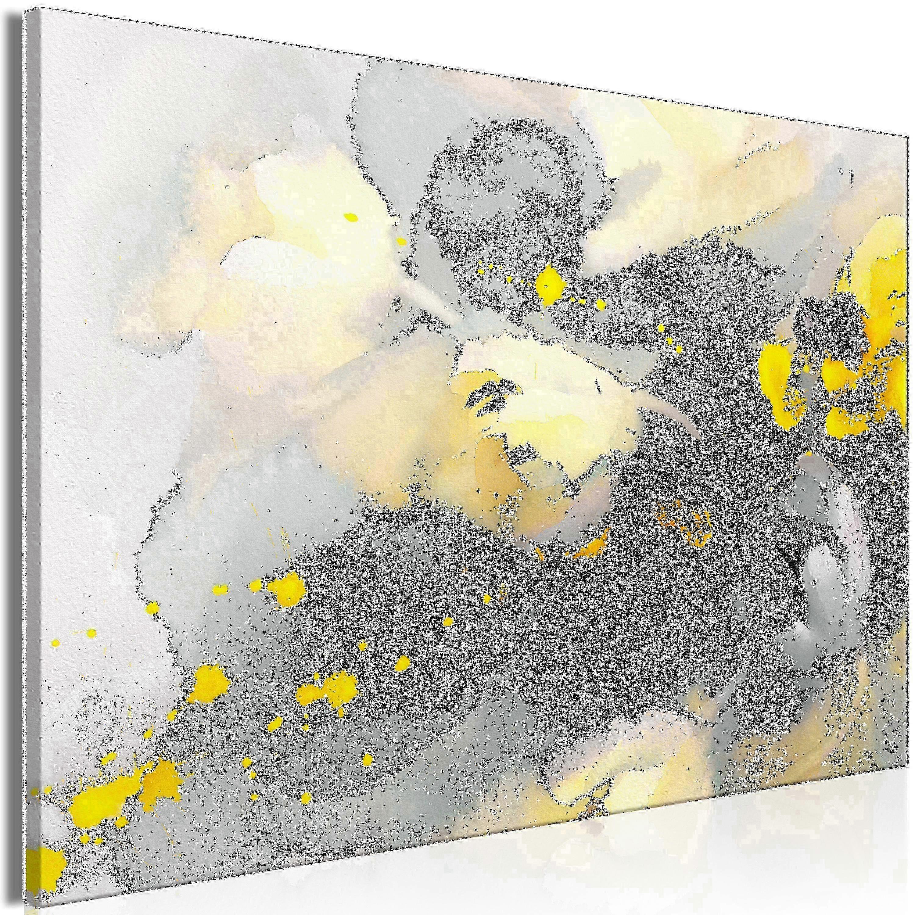 Canvas Print - Colorful Storm of Flowers (1 Part) Wide
