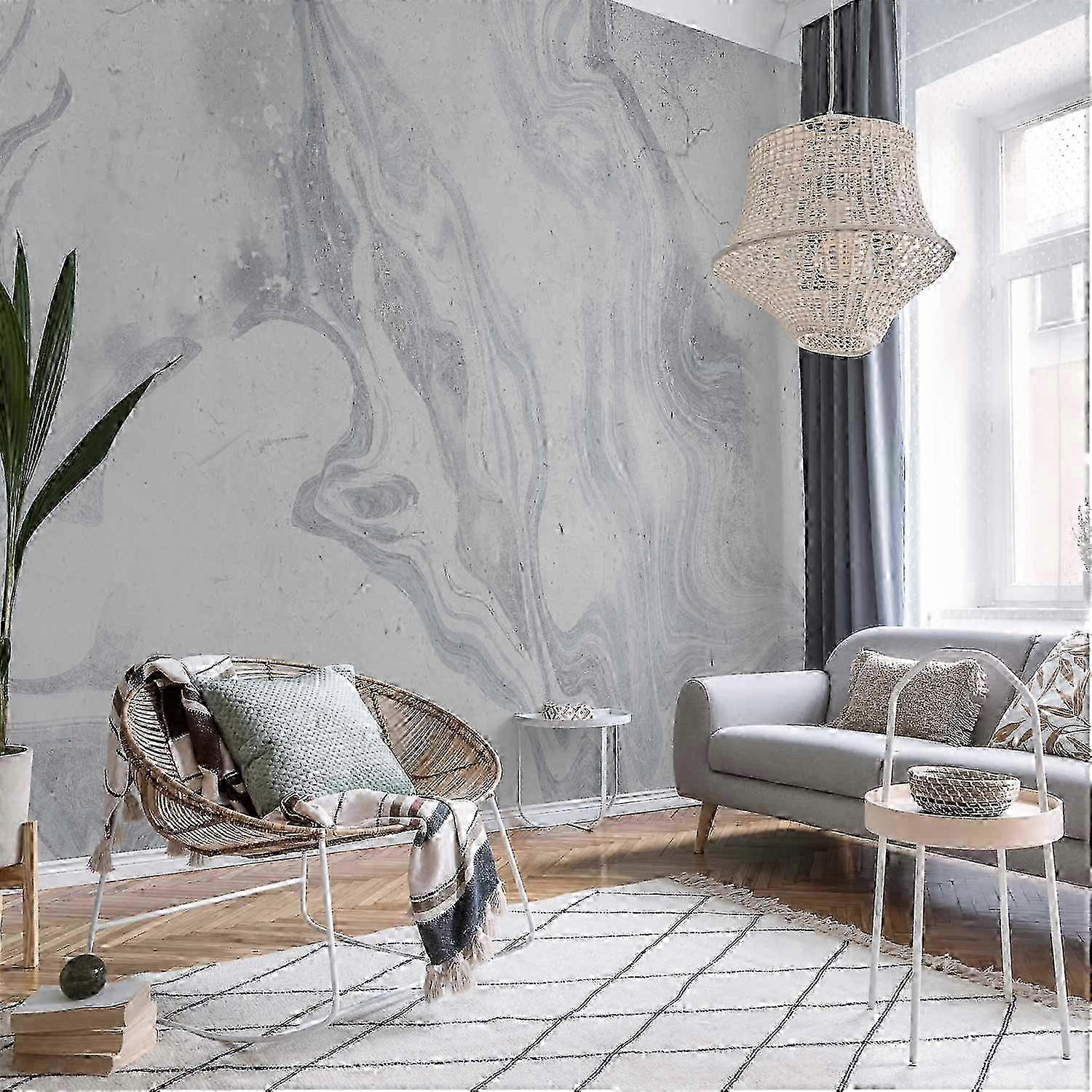 Self-adhesive Wall Mural - Cloudy Marble