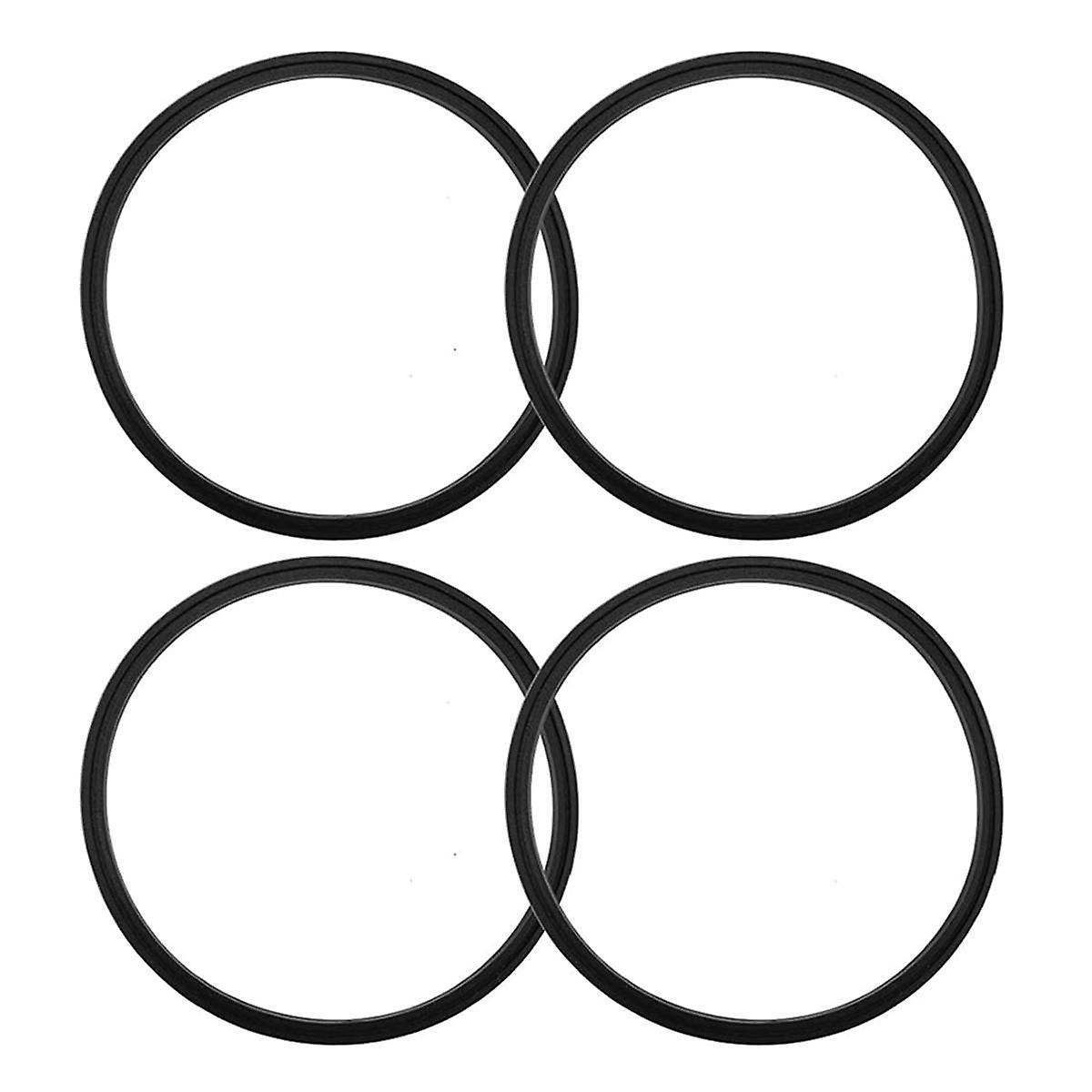 4PCS Replacement Rubber Lid Seals for 16oz & 20oz Travel Mug O Shaped Lid Gasket Replacement Part Black