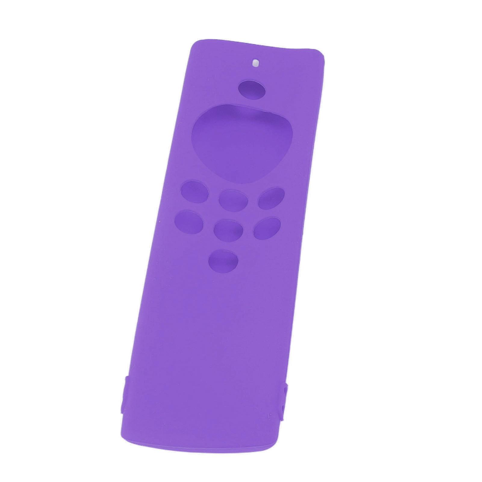 Silicone Remote Protective Cover Washable Remote Control Case Shockproof Remote Protector for Fire TV Stick Lite Purple 