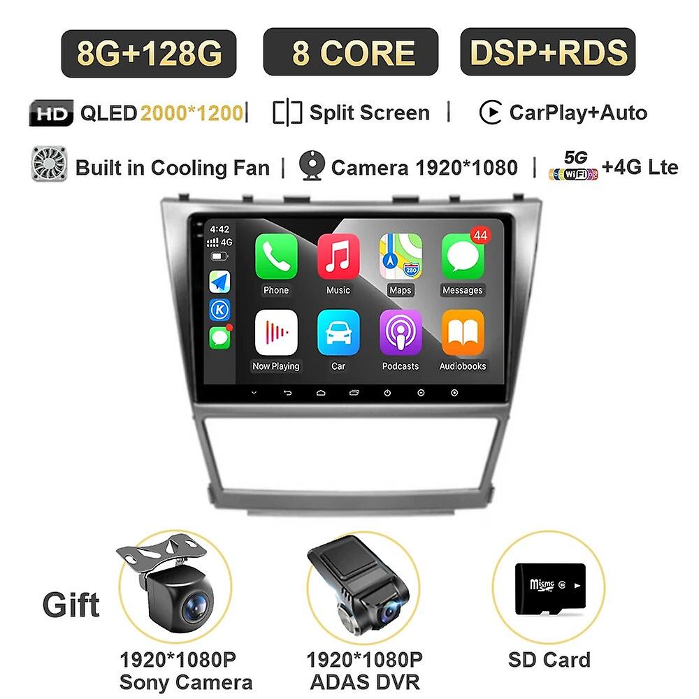 Redkid 10 « Autoradio Android 13 Pour Toyota Camry 7 Xv 40 50 2006-2011 Gps Multimédia Navigation Un