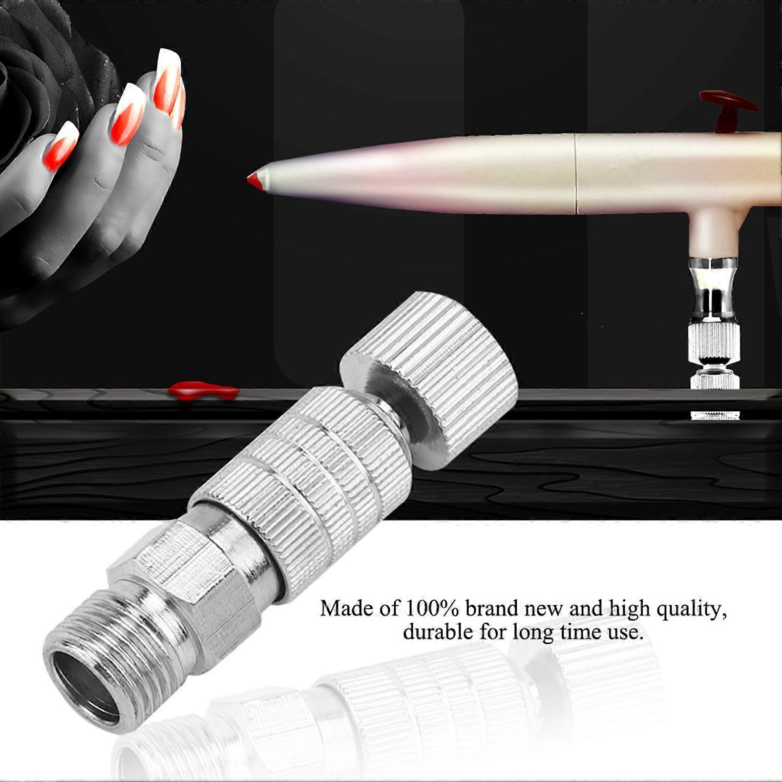 Disconnect Release Coupling Adapter Airbrush Air Hose Quick Connecter Set 1/8'' Fittings Part