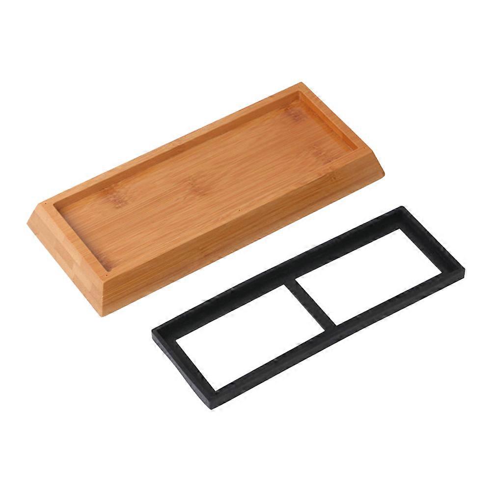 1 Set Sharpening Stone Holder Wooden Whetstone Base Sharpening Stone Accessory