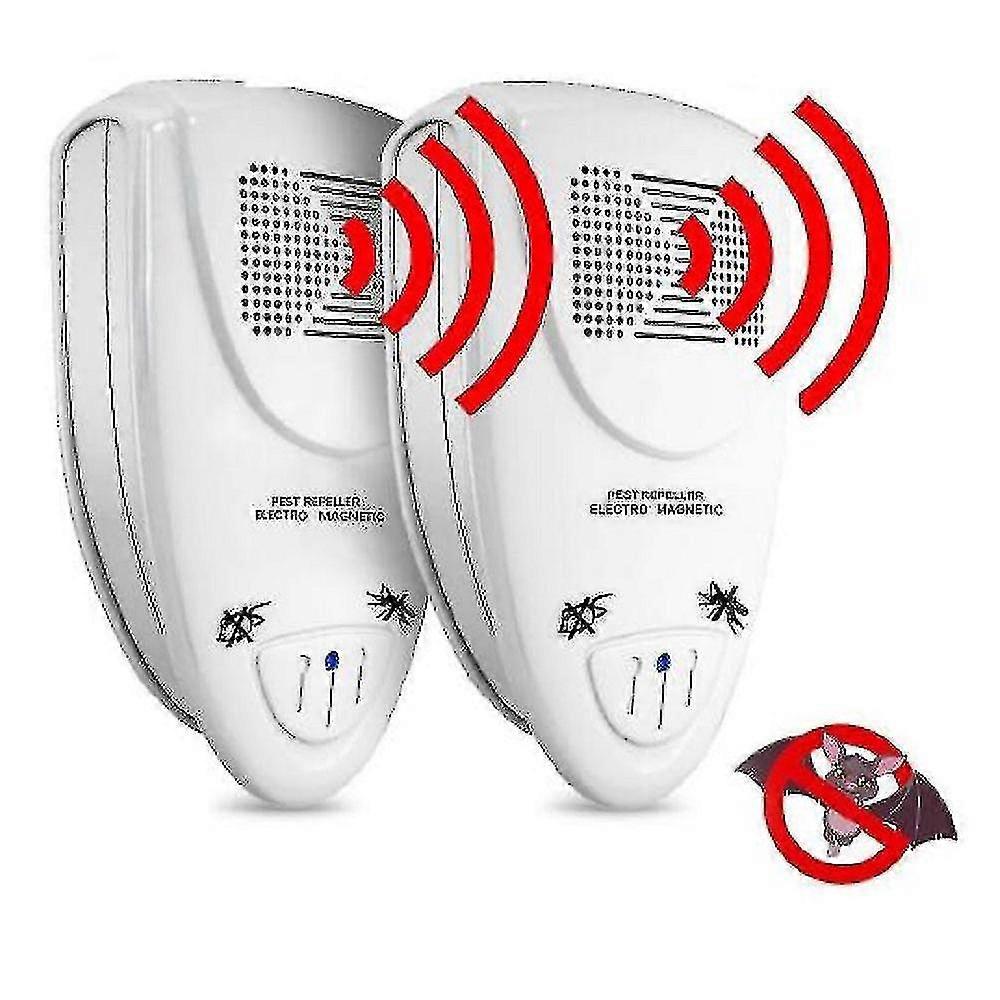 Ultrasonic Bat Repellent Pack Of 2 - Get Rid Of Bats In 72 Hours
